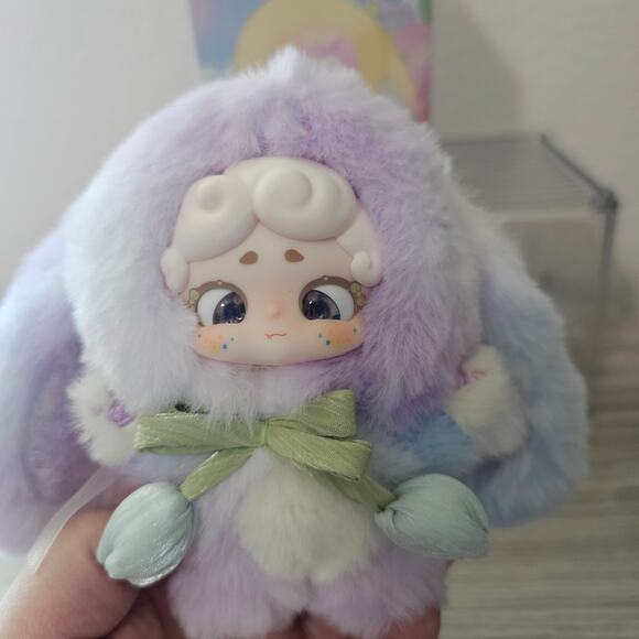 Lucky Deer Nai V2 Secret Garden Vinyl Plush Pendent OPENED CONFIRM Iris Purple - Picture 5 of 9